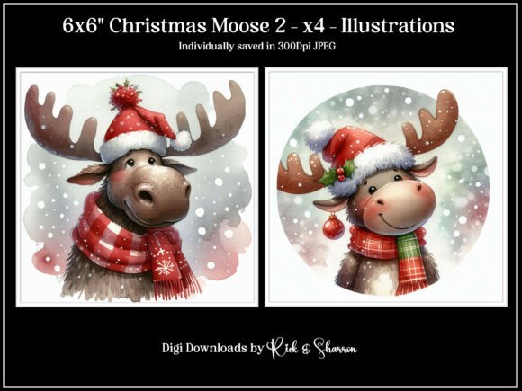 6x6 Christmas Moose 5-8 - JPEG: A Brand Designer’s Review