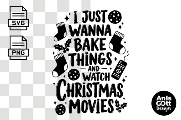 Christmas Baking Quote Design SVG PNG: A Practical Review for Illustrations