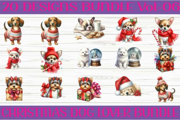 Christmas Dog Lovers Clipart PNG: A Review for Illustrations and Sellers