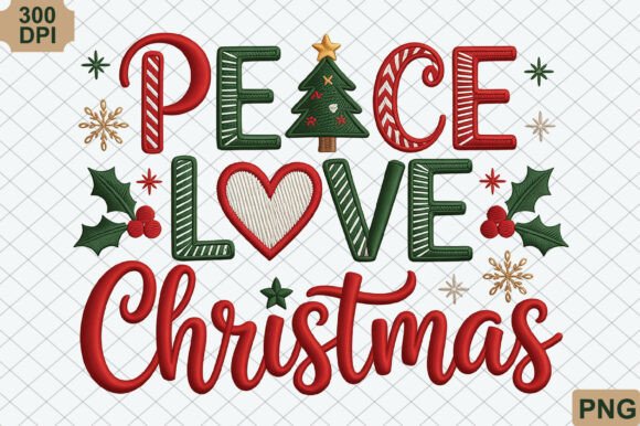 Peace Love Christmas, Christmas PNG Review