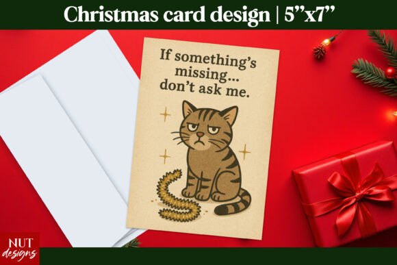 Vintage Christmas Cards Funny Cat: A Review for Bloggers and Illustrations